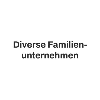 PRCC Personal arbeitet für Diverse Familienunternehmen
